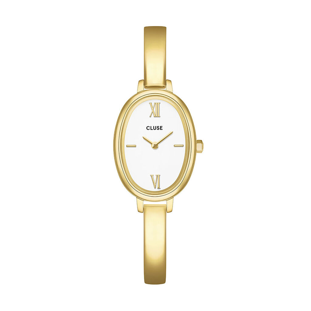 Coffret De Montre Cluse L'Ovale Blanc - Montres Coffrets Femme | Histoire d&rsquo;Or