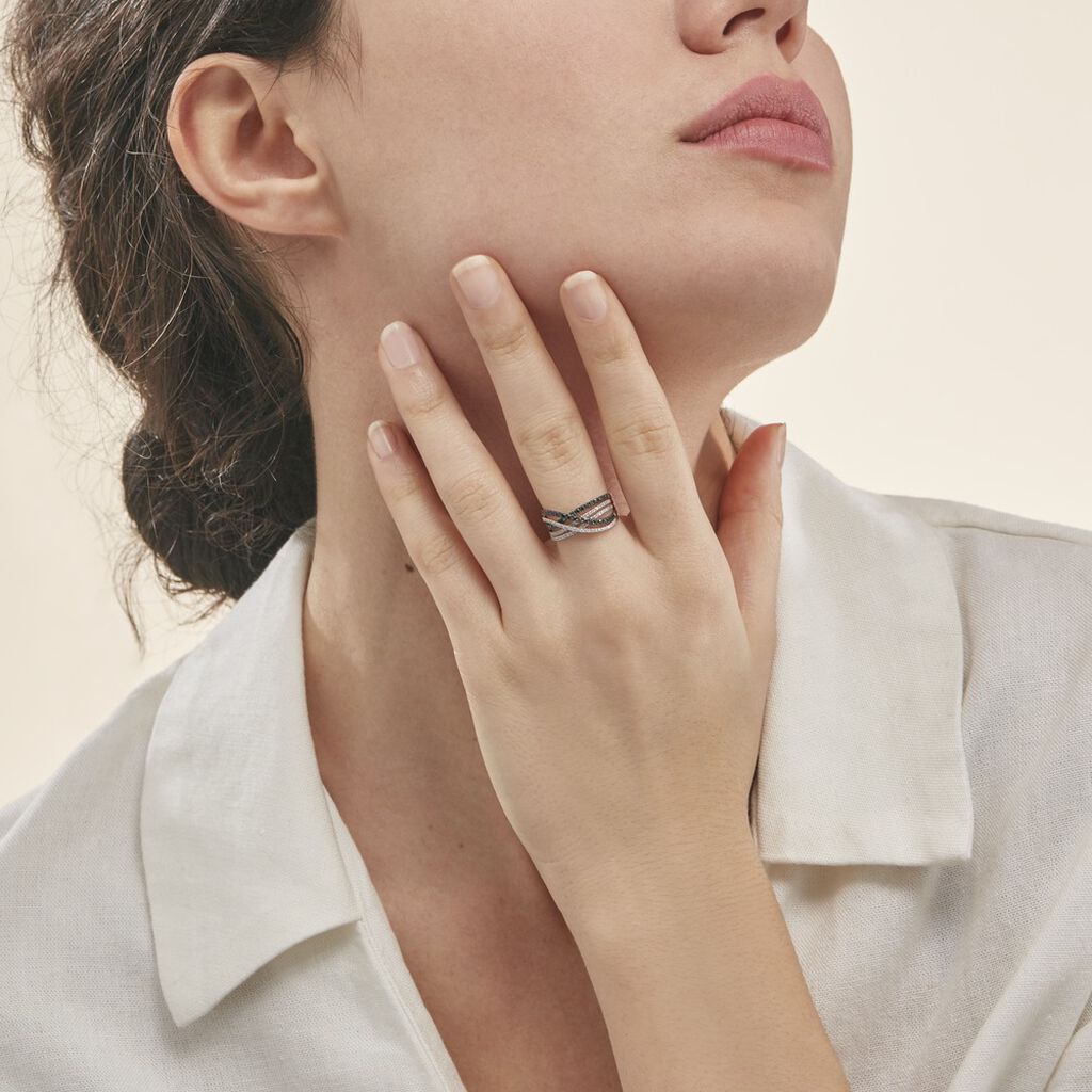 Bague Julianne Or Blanc Diamant - Bagues avec pierre Femme | Histoire d’Or