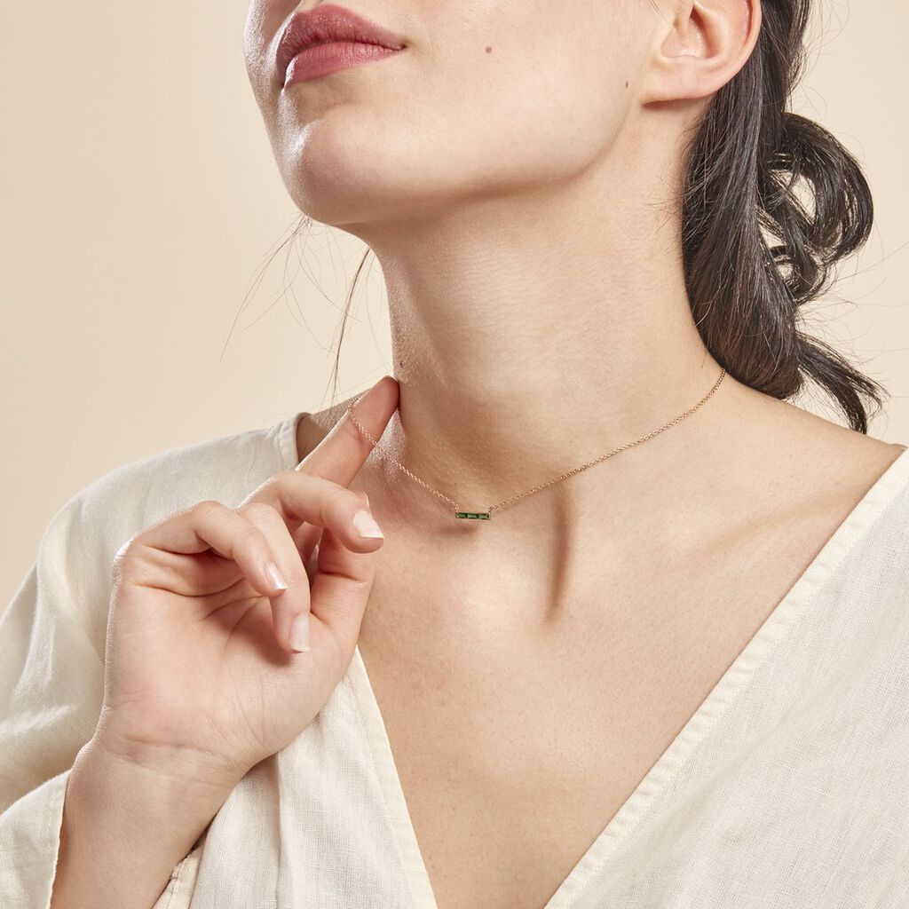 Collier Plaqué Or Lunnert Oxydes De Zirconium - Colliers Femme | Histoire d’Or