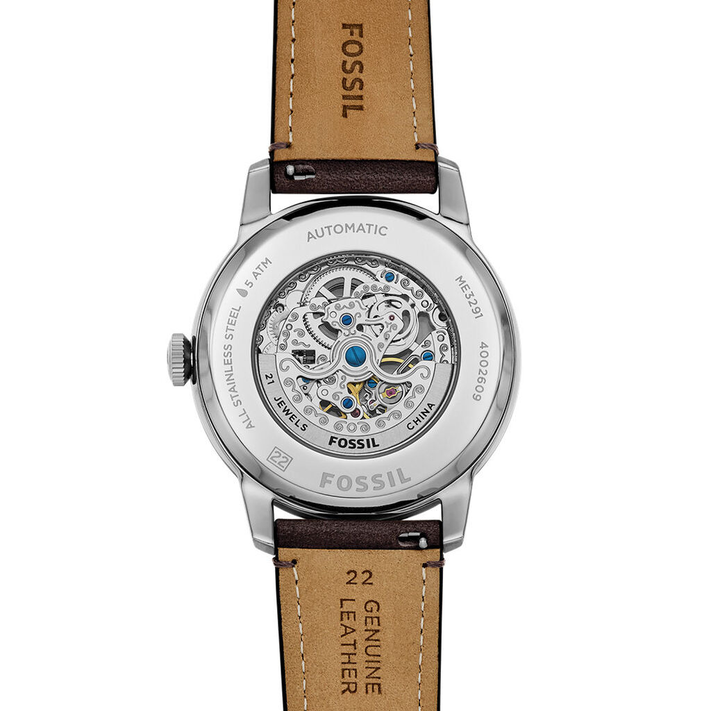 Montre Fossil Townsman Automatic Bleu - F&ecirc;te des p&egrave;res Homme | Histoire d&rsquo;Or