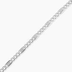Bracelet Jeremi Argent Blanc - Bracelets cha&icirc;ne Homme | Histoire d&rsquo;Or