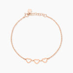 Bracelet Trinity Argent Rose - Bracelets Femme | Histoire d&rsquo;Or