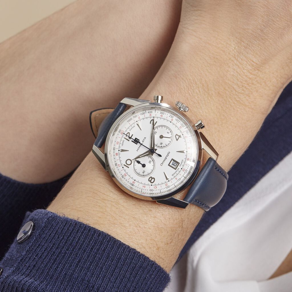 Montre Lip Himalaya Blanc Argenté - Montres Homme | Histoire d’Or