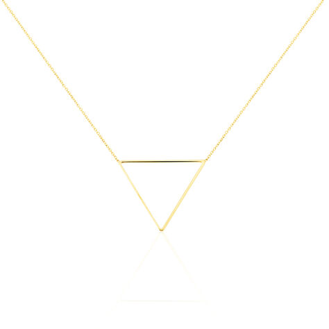 Collier Triangle Or Jaune - Colliers Femme | Histoire d’Or