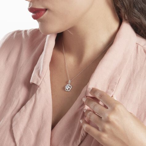 Collier Seamus Fleur Oxydes De Zirconium - Colliers fantaisie Femme | Histoire d’Or