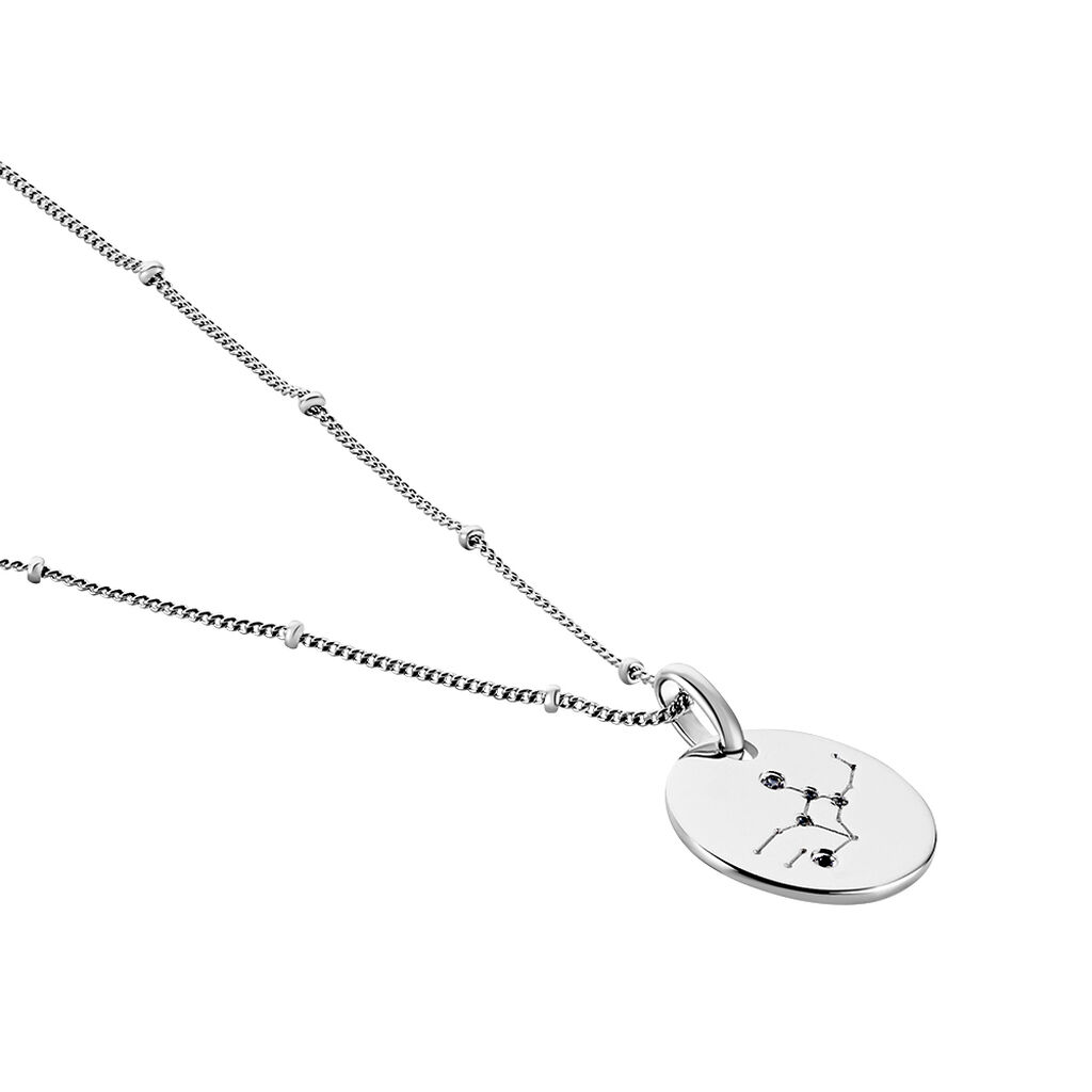 Collier Astr Argent Oxydes De Zirconium - Colliers Zodiaque Femme | Histoire d&rsquo;Or