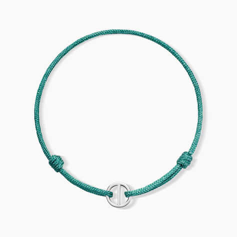 Bracelet Brix Argent Blanc - Bracelets cordon Homme | Histoire d’Or