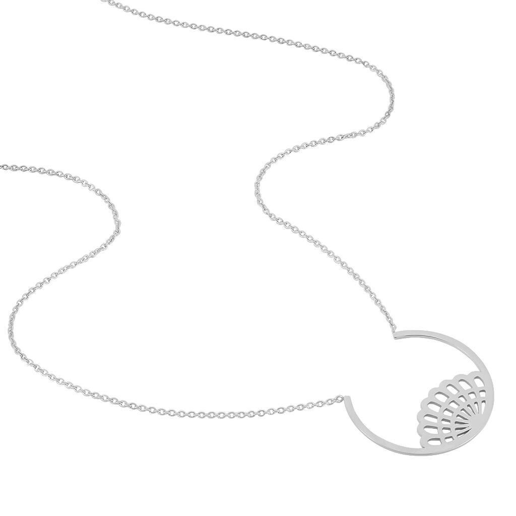 Collier Lyana Acier Blanc - Colliers fantaisie Femme | Histoire d’Or