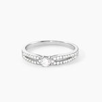 Bague Solitaire Katalina Or Blanc Diamant - Bagues solitaires Femme | Histoire d&rsquo;Or