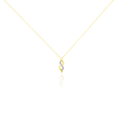 Collier Ilarione Or Jaune Diamant - Colliers Femme | Histoire d’Or