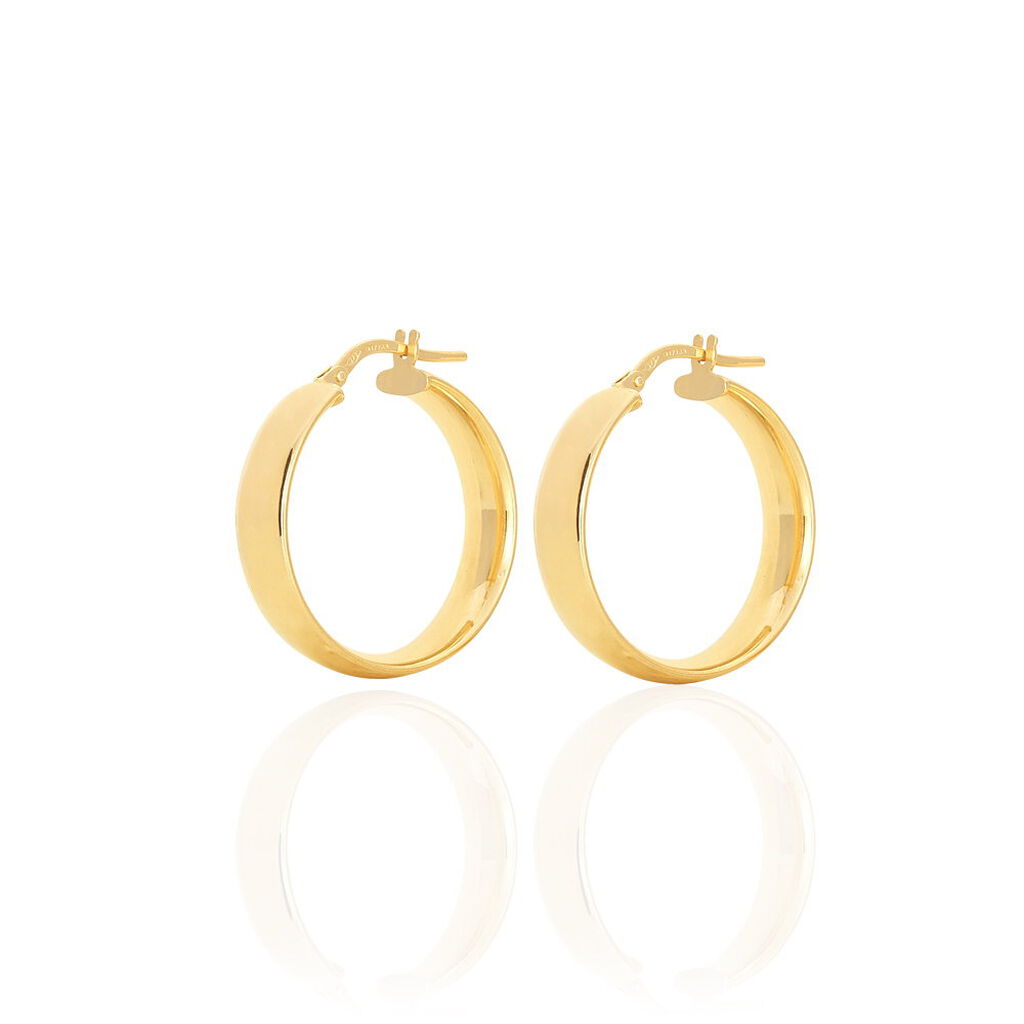 Créoles Terezia Or Jaune - Boucles d'oreilles créoles Femme | Histoire d’Or