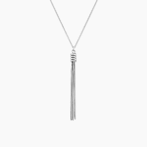 Collier Amaryllis Argent Blanc - Colliers fantaisie Femme | Histoire d&rsquo;Or