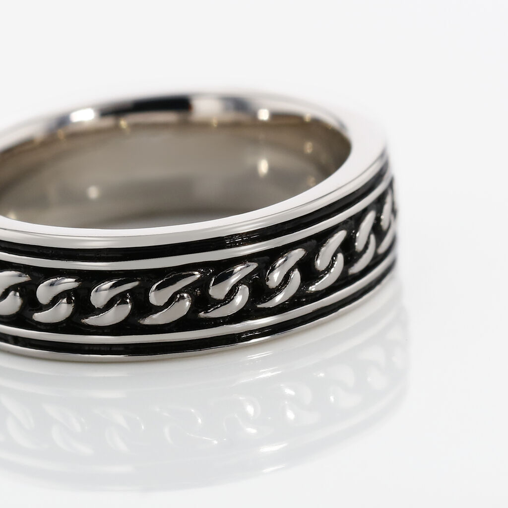 Bague Balthazar Argent Blanc - Bagues Homme | Histoire d’Or