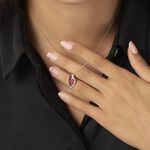 Collier Hoela Or Jaune Diamant Et Rubis - Colliers Femme | Histoire d&rsquo;Or