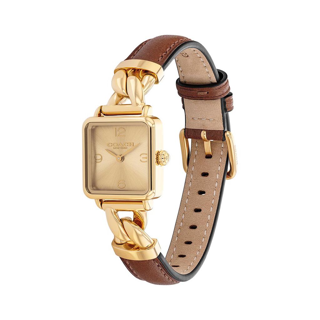 Montre Coach Cass Dor&eacute; - Id&eacute;es cadeaux Femme | Histoire d&rsquo;Or