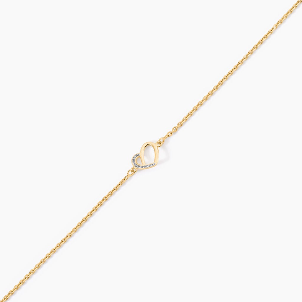 Bracelet Meckele Argent Dor&eacute; A L'Or 750/1000 - F&ecirc;te des m&egrave;res Femme | Histoire d&rsquo;Or