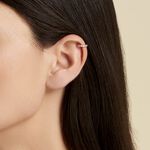 Bijou D'oreille Unitaire Silohe Plaqu&eacute; Or Jaune Oxyde De Zirconium - Boucles d'oreilles fantaisie Femme | Histoire d&rsquo;Or