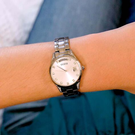 Montre Guess Mini Aura Argenté - Montres Femme | Histoire d’Or