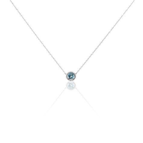 Collier Argent Blanc Rio Copacabana Oxyde De Zirconium - Colliers fantaisie Femme | Histoire d’Or