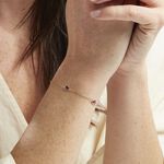 Bracelet Cressida Or Jaune Amethyste Violet - Bracelets Femme | Histoire d&rsquo;Or