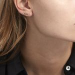 Boucles D'oreilles Grimpantes Alexander Argent Blanc Oxyde - Boucles d'oreilles fantaisie Femme | Histoire d&rsquo;Or