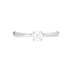 Bague Solitaire Victoria Or Blanc Diamant - Bagues solitaires Femme | Histoire d&rsquo;Or