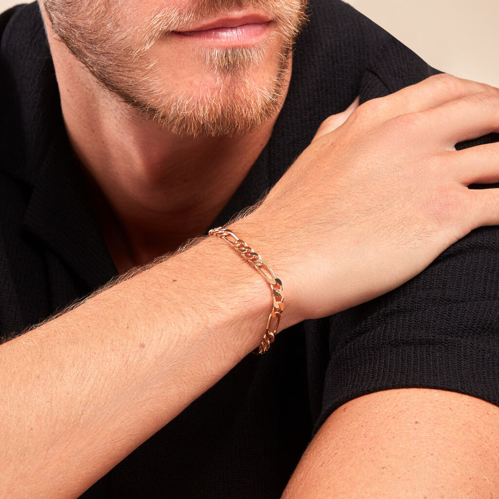 Bracelet Bixente Plaqué Or Doré - Bracelets chaîne Homme | Histoire d’Or