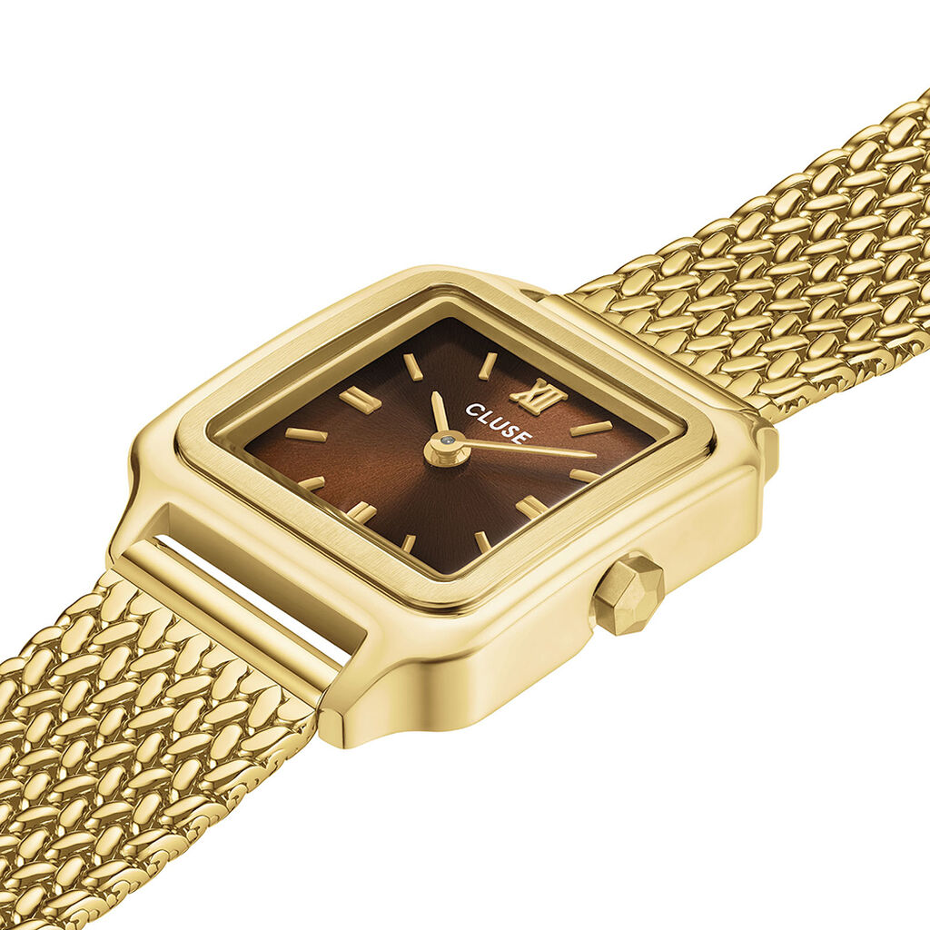 Montre Cluse Gracieuse Mini Marron - F&ecirc;te des m&egrave;res Femme | Histoire d&rsquo;Or