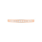 Alliance Collection Juliette Or Rose Diamant - Alliances Femme | Histoire d&rsquo;Or