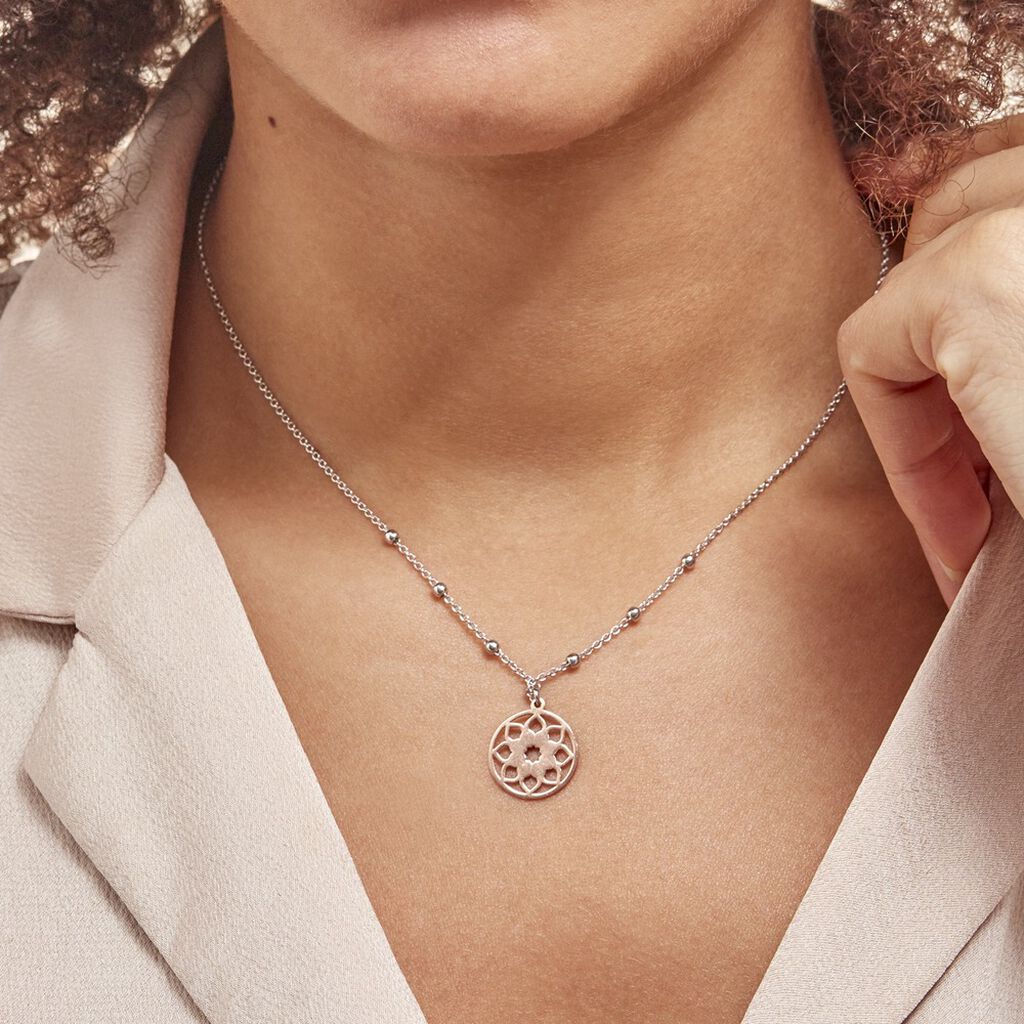 Collier Argent Bicolore Vicencio - Colliers fantaisie Femme | Histoire d’Or