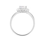 Bague Eternite Argent Blanc Oxyde De Zirconium - Bagues solitaires Femme | Histoire d&rsquo;Or