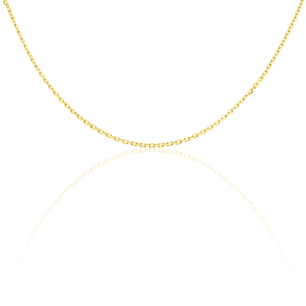 Chaîne Igoa Maille Forçat Diamantee Or Jaune - Chaines Femme | Histoire d’Or