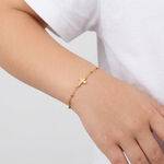 Bracelet Evelina Maille Boule Or Jaune - Bracelets Communion Enfant | Histoire d&rsquo;Or