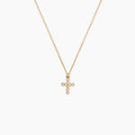 Collier Dainty Plaqu&eacute; Or Jaune Oxyde De Zirconium - Colliers Femme | Histoire d&rsquo;Or