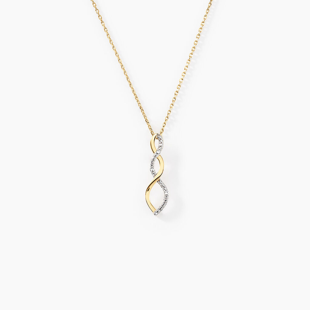 Collier Taimi Or Jaune Diamant - Colliers Femme | Histoire d’Or
