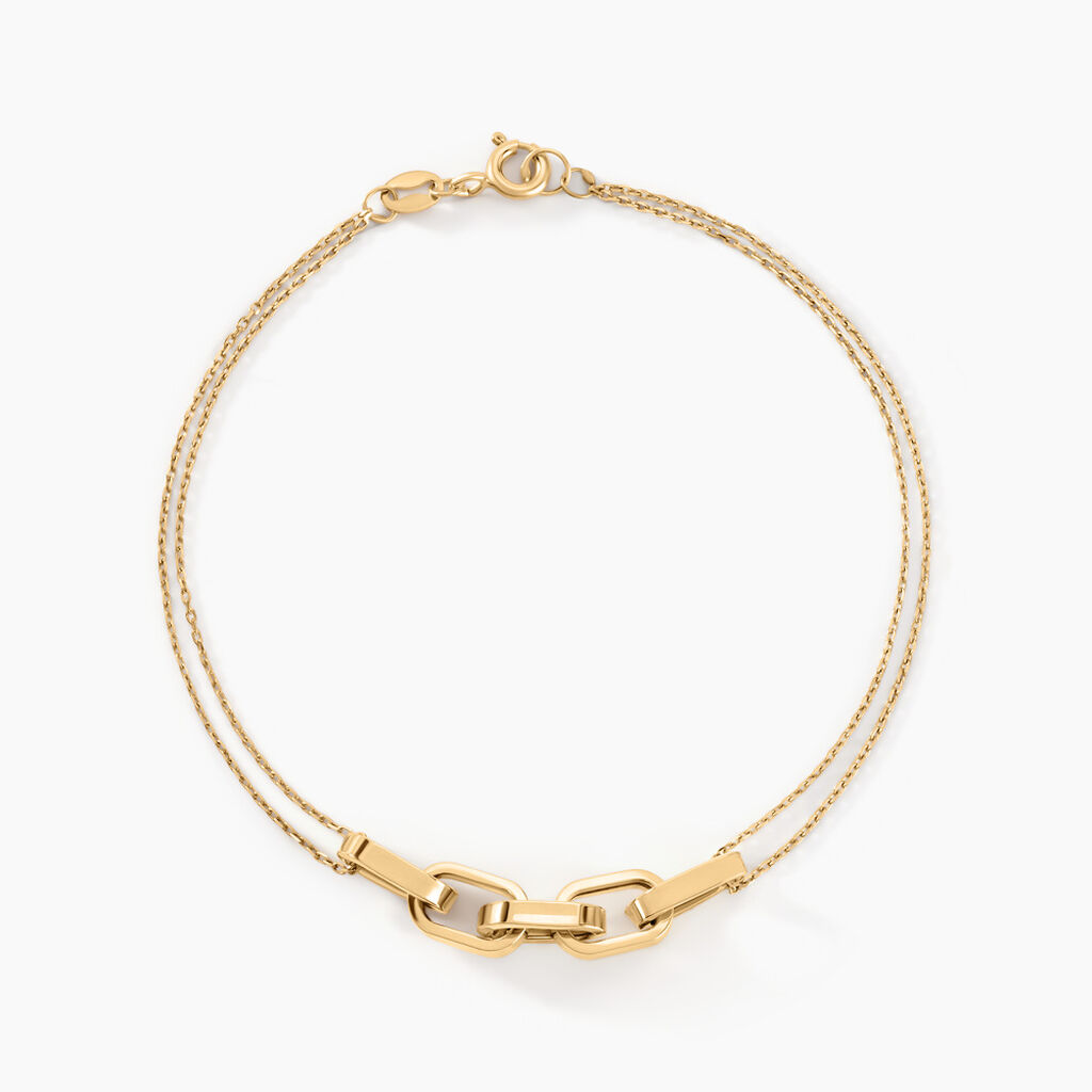Bracelet Linkora Or Jaune - Bracelets Femme | Histoire d’Or