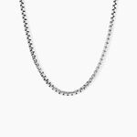 Collier Gustin Argent Blanc - Chaines Homme | Histoire d&rsquo;Or