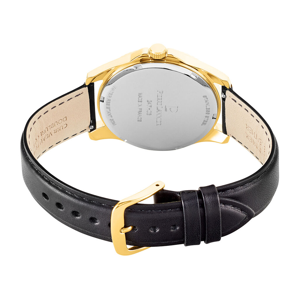 Montre Pierre Lannier Metropolitain Noir - Montres Homme | Histoire d’Or