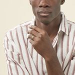 Bague John Acier Bicolore Plaque Or Jaune - Bagues fantaisie Homme | Histoire d&rsquo;Or