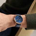 Montre Fossil Pearson Bleu - F&ecirc;te des p&egrave;res Homme | Histoire d&rsquo;Or