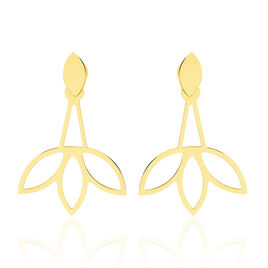 Bijoux D'oreilles Ilanna Fleur Or Jaune - Ear cuffs Femme | Histoire d’Or