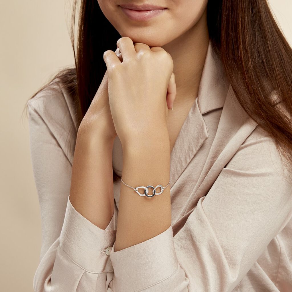 Bracelet Joy Argent Blanc - Bracelets Femme | Histoire d’Or