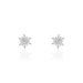 Boucles D'oreilles Puces Cyriac Argent Blanc Oxyde De Zirconium - Boucles d'oreilles fantaisie Femme | Histoire d’Or