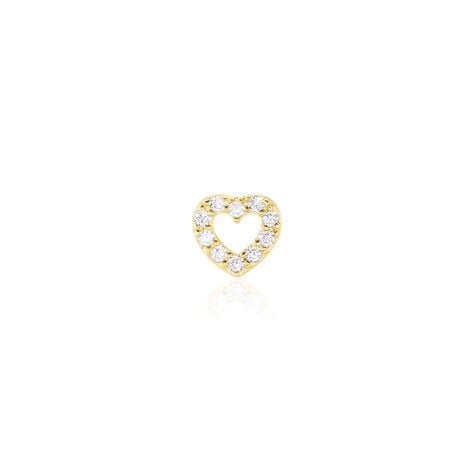 Boucle D'oreille Puce Unitaire Howie Or Jaune Oxyde De Zirconium - Clous d'oreilles Femme | Histoire d’Or