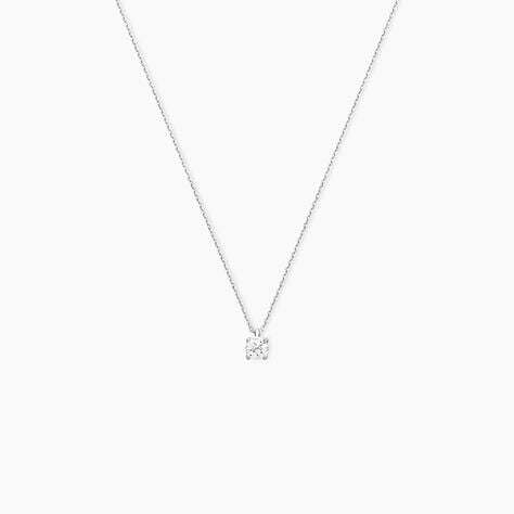 Collier Elfa Or Blanc Diamant - Colliers Femme | Histoire d’Or