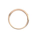 Bague Eugenie Or Rose Diamant - Alliances Femme | Histoire d&rsquo;Or