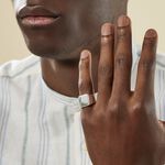 Chevali&egrave;re Henry Argent Blanc - Chevali&egrave;res Homme | Histoire d&rsquo;Or