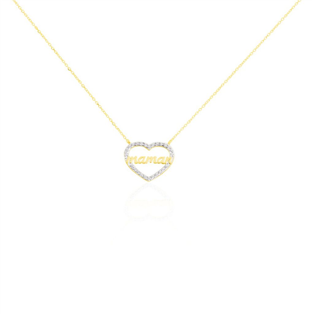 Collier Gyula Or Jaune Oxyde De Zirconium - Colliers Femme | Histoire d’Or