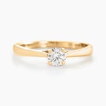 Bague Solitaire Or Jaune Aphrodite Diamant - Bagues solitaires Femme | Histoire d&rsquo;Or