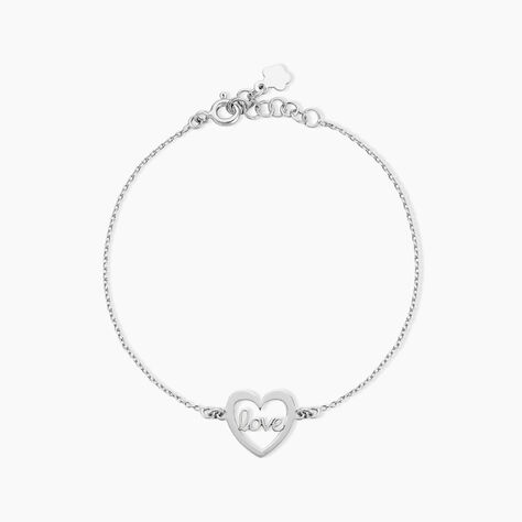 Bracelet Lovia Argent Blanc - Bracelets Femme | Histoire d&rsquo;Or